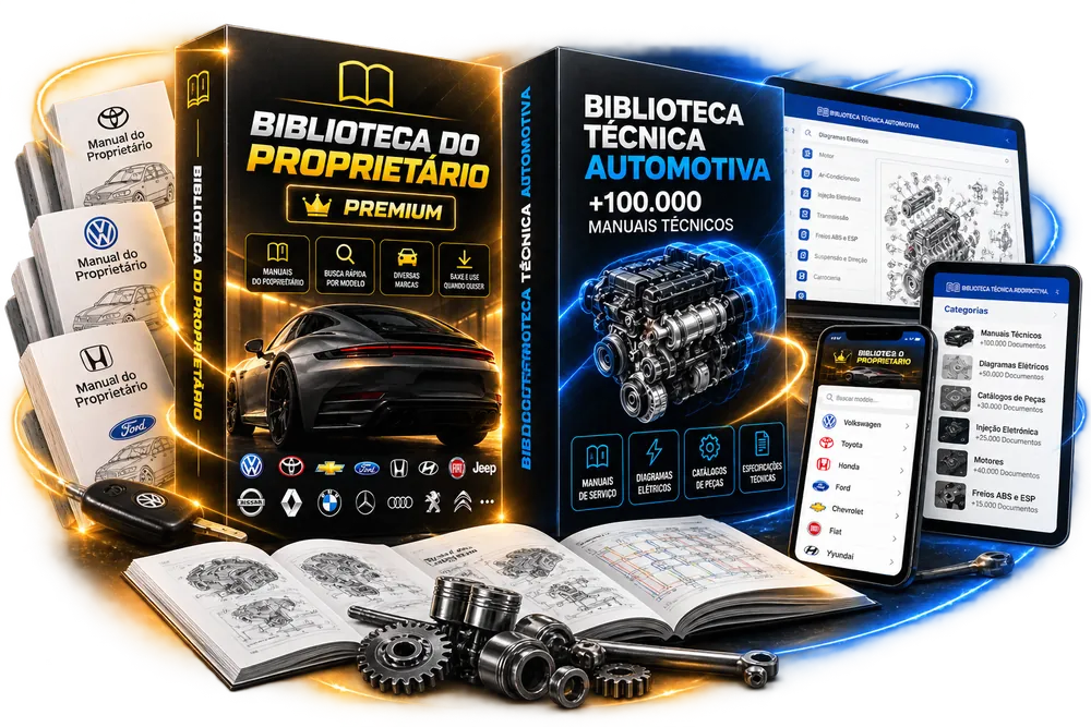 Biblioteca do Proprietário Premium + Biblioteca Técnica Automotiva